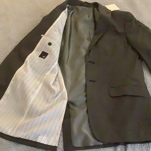 NWT men’s JF J. Ferrar modern fit black/gray lined blazer size 36XS. See pics.